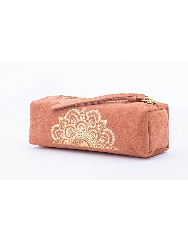 Federmäppchen "Mandala" Leder