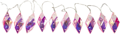 LED-Lichterkette "Pink Diamond" 135 cm