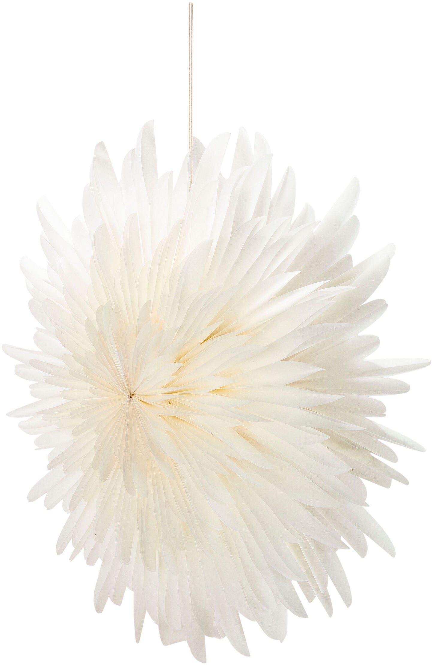LED-Hängedeko "Dahlia" 60 cm (Farbe: weiss)