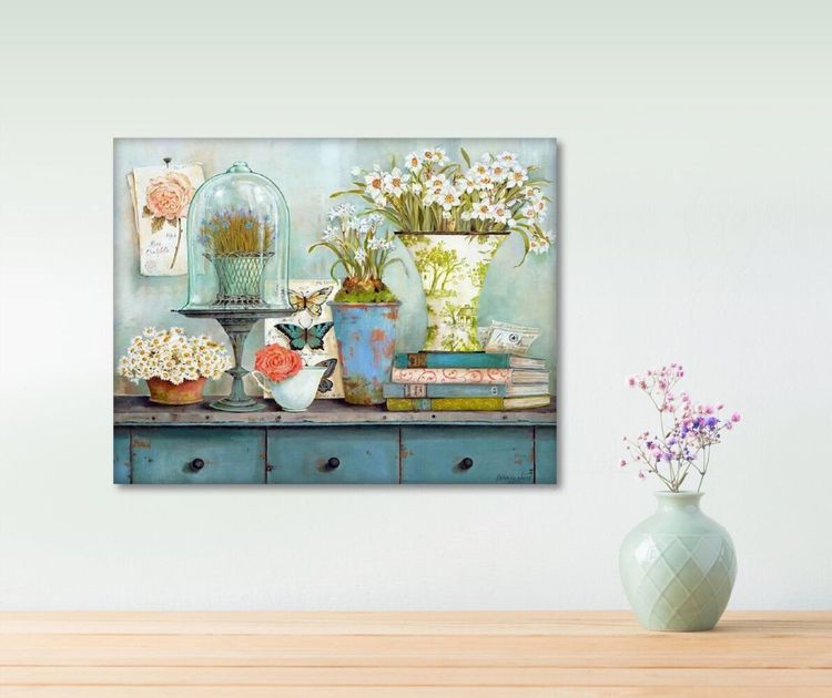 Diamond Painting "Frühlingstisch" 50 x 40 cm