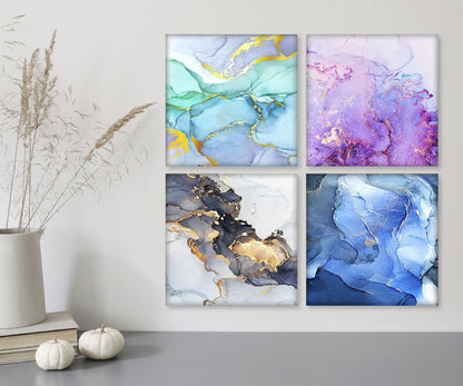 Diamond Painting "Marmor" 30 x 30 cm,  4er-Set
