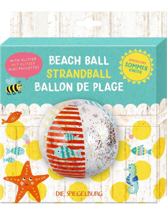 Strandball SOMMERKINDER mit Glitzer