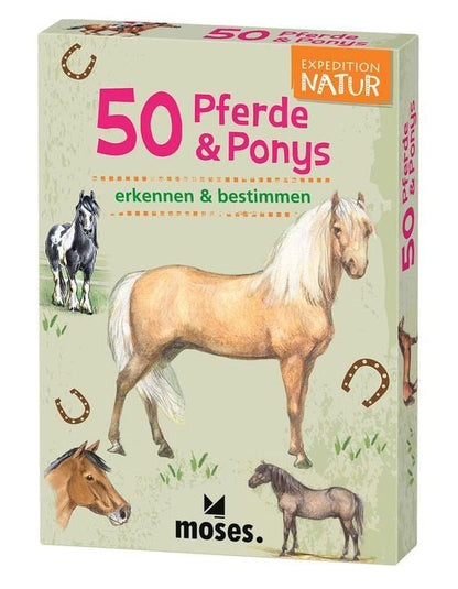 Moses 50 Pferde & Ponys (Deutsch, 2016, Carola von Kessel)