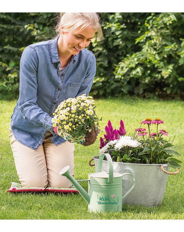 Giesskanne BLATT & BLÜTE (3l) in mint