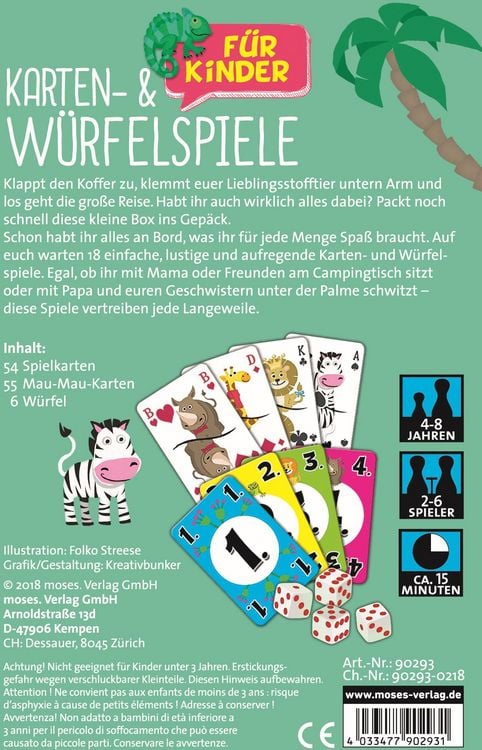 Spiele-Set KARTEN- UND WÜRFELSPIELE FÜR