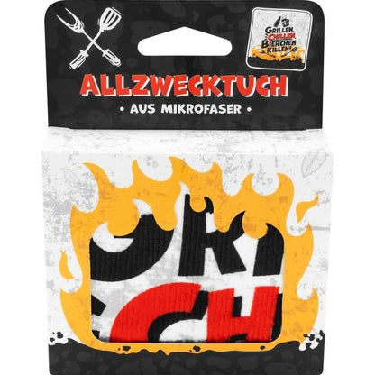 Mikrofasertuch Motiv "Grillen"