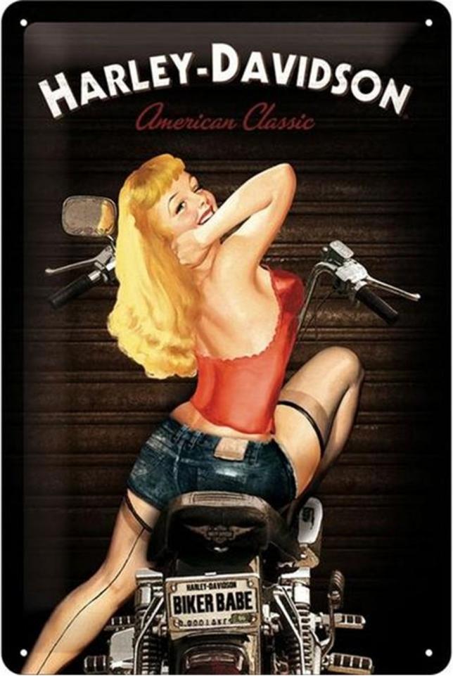 Nostalgic-Art Merchandising Schild Harley Davidson 20 x 30 cm, Metall (1 x 10 x 30 cm)