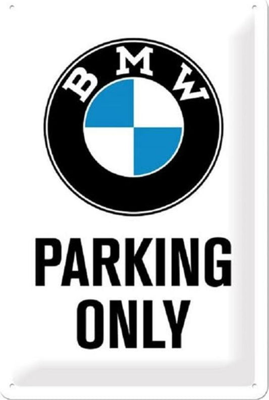 Nostalgic-Art Merchandising Schild BMW Parking Only 20 x 30 cm, Metall (20 x 30 cm)