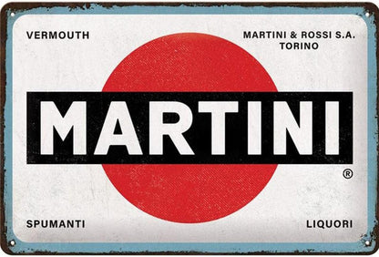 Nostalgic-Art Merchandising Schild Martini 20 x 30 cm, Metall (20 x 30 cm)