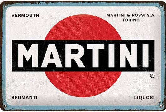 Nostalgic-Art Merchandising Schild Martini 20 x 30 cm, Metall (20 x 30 cm)