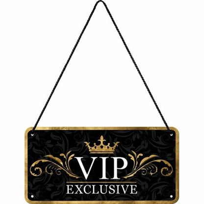 Hängeschild. VIP Exclusive, Achtung