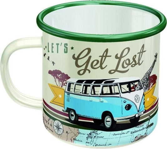 Nostalgic-Art Merchandising Universaltasse Lets Get Lost 360 ml, 1 Stück, Hellgrün (360 ml, 1 x)