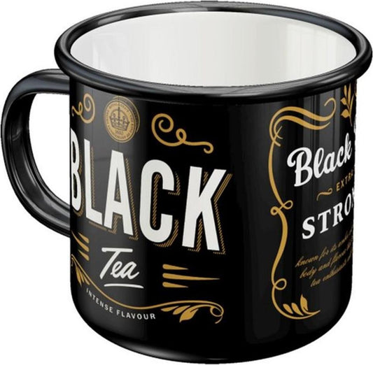 Nostalgic-Art Merchandising Nostalgic Art Universaltasse Black Tea 360 ml, 1 Stück, Schwarz (360 ml, 1 x)