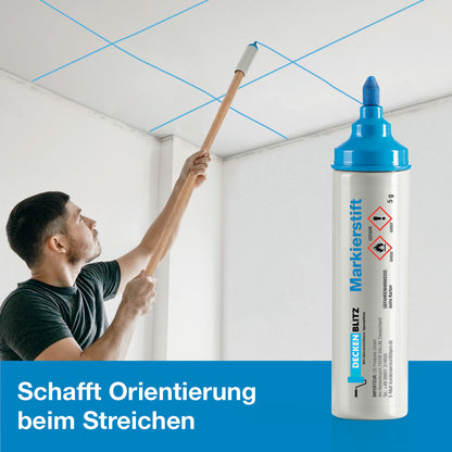Deckenblitz Markierstift 145mm grau