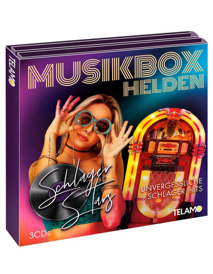 MUSIKBOX HELDEN: Schlager Stars - Unvergessliche Schlager-Hits (Exklusive 3CD-Box)