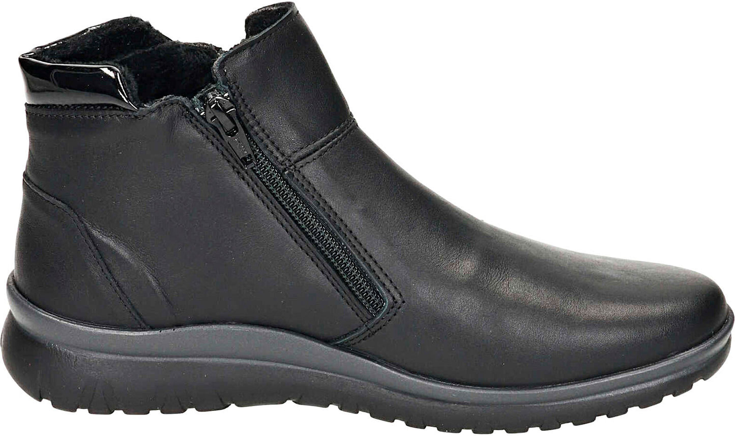 Comfortabel Damen-Stiefelette "Franziska", schwarz (Grösse: 40)