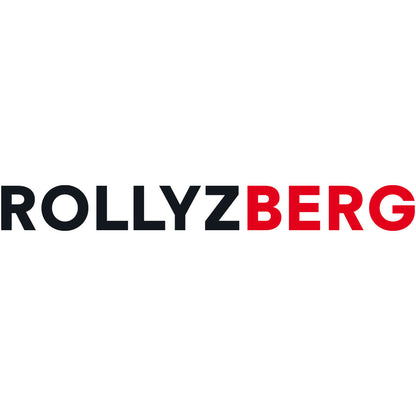 Rollyzberg Transportrollen 2er-Set (Farbe: schwarz) inkl. 2 Gurte