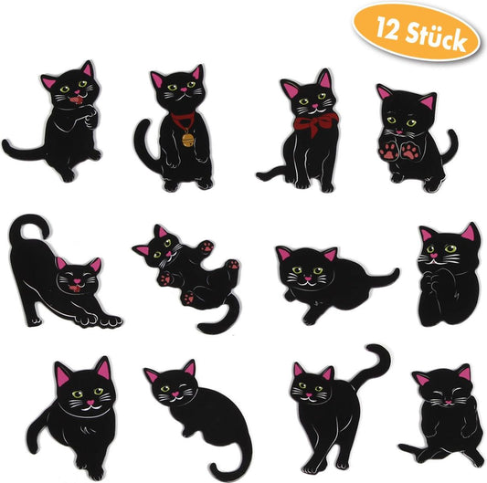 Magnete in Katzenbabyform, 12er Set
