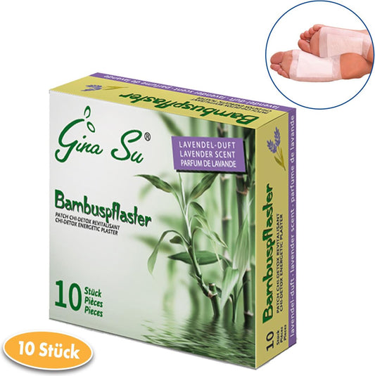 Bambuspflaster mit Lavendelduft, 10er Set