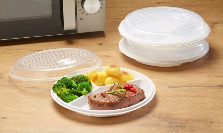 Mikrowellen Teller Set, 6-teilig