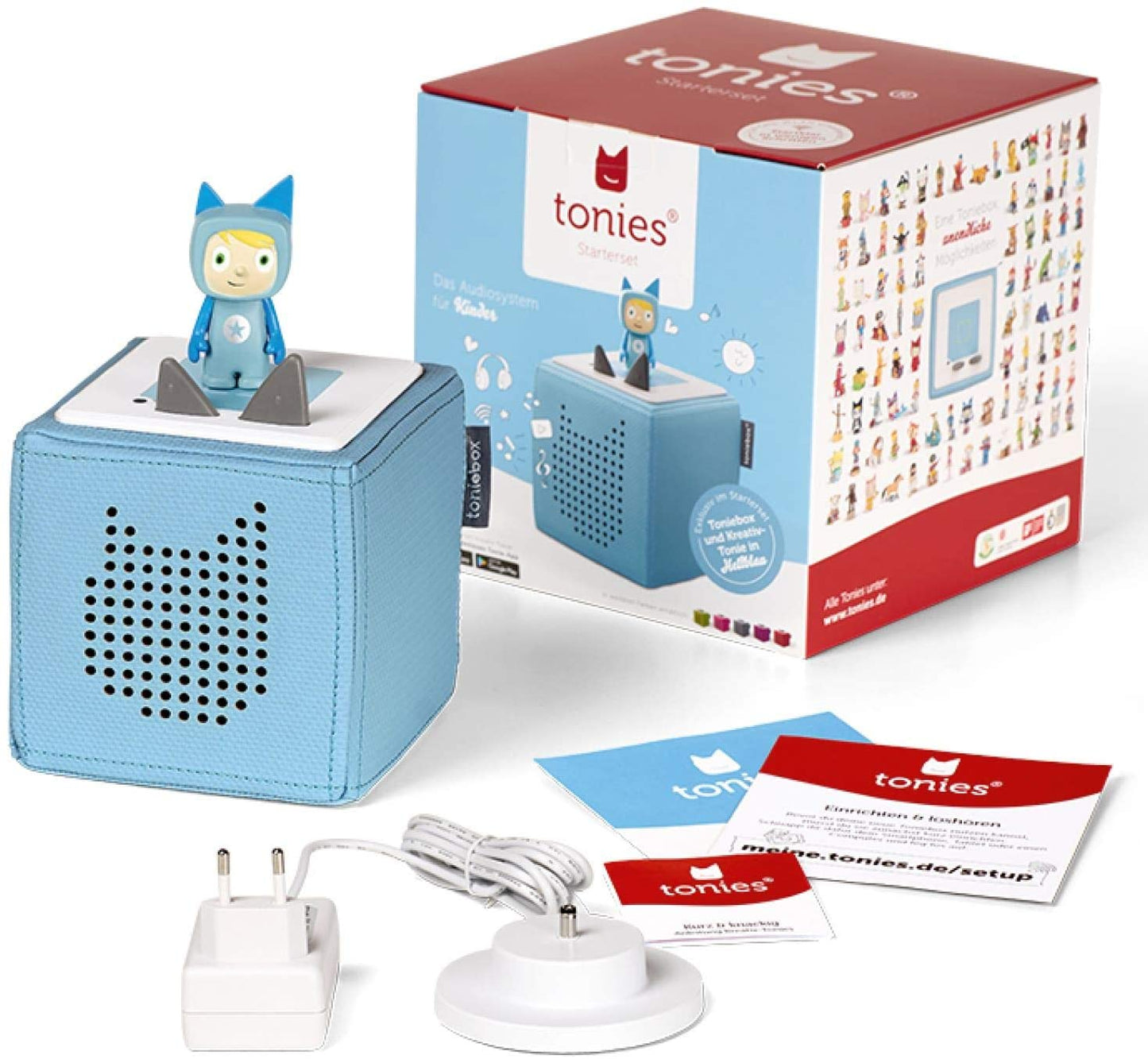 Toniebox Starterset Blau (Kreativ-Tonie)