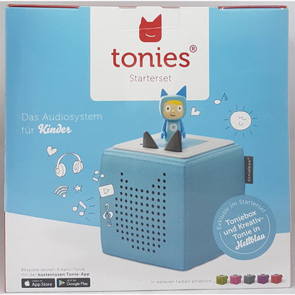 Toniebox Starterset Blau (Kreativ-Tonie)