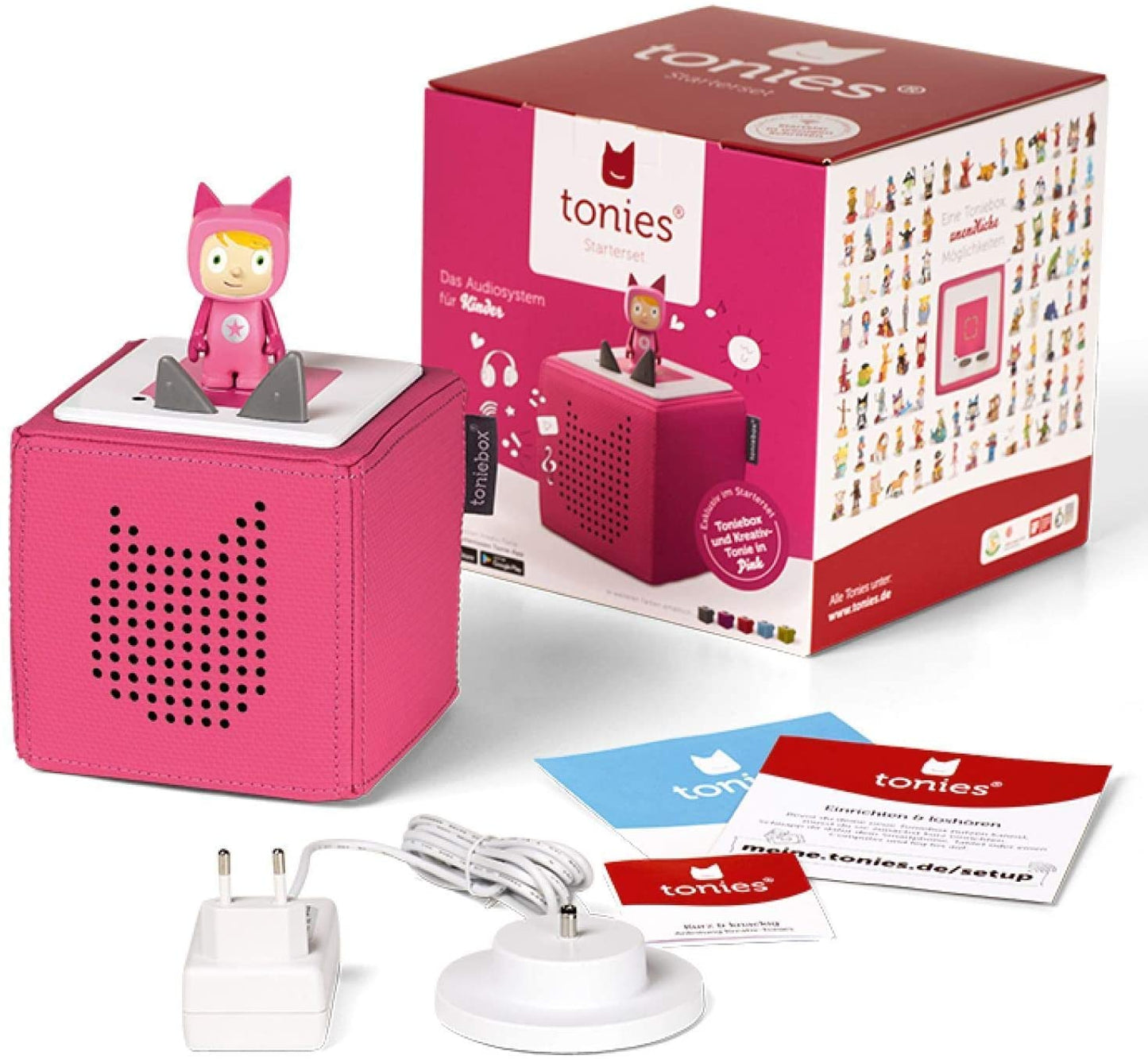 Toniebox Starterset Pink (Kreativ-Tonie)