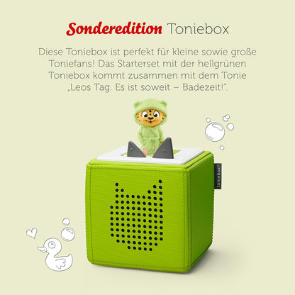 Toniebox Sonderedition hellgrün Leos Tag