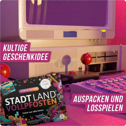 Denkriesen STADT LAND VOLLPFOSTEN® A4 - 70/80/90 EDITION " Früher war alles besser"
