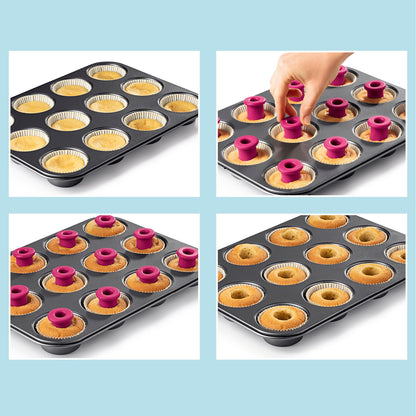 CuCap Silikon-Backförmchen 6er-Set