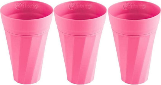 frats selbstkühlender Trinkbecher 3er-Set (Farbe: Pink)