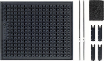 KitchBo Silikon-Backmatte Starter Set 8-tlg. 37x28cm schwarz