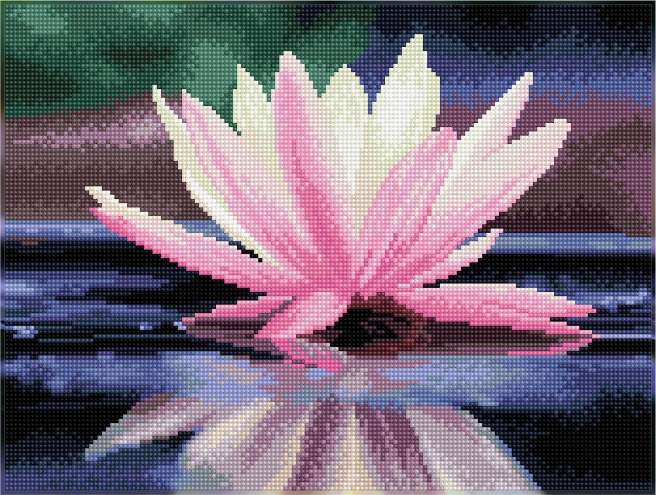 Diamond Dotz Seerose
