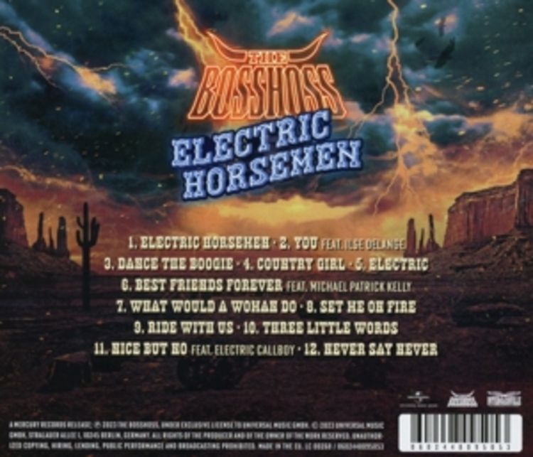 The Boss Hoss/Electric Horsemen  CD