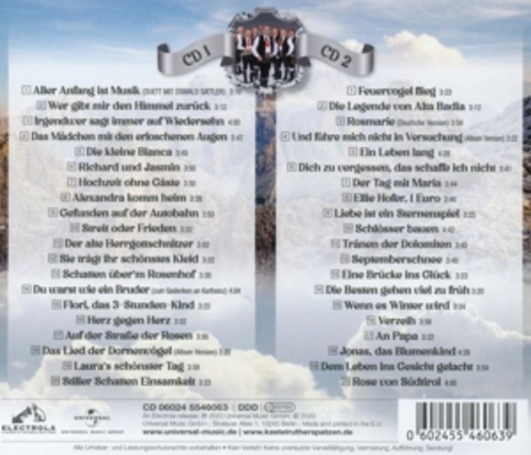 Kastelruther Spatzen/40 Jahre-Gesch2CD