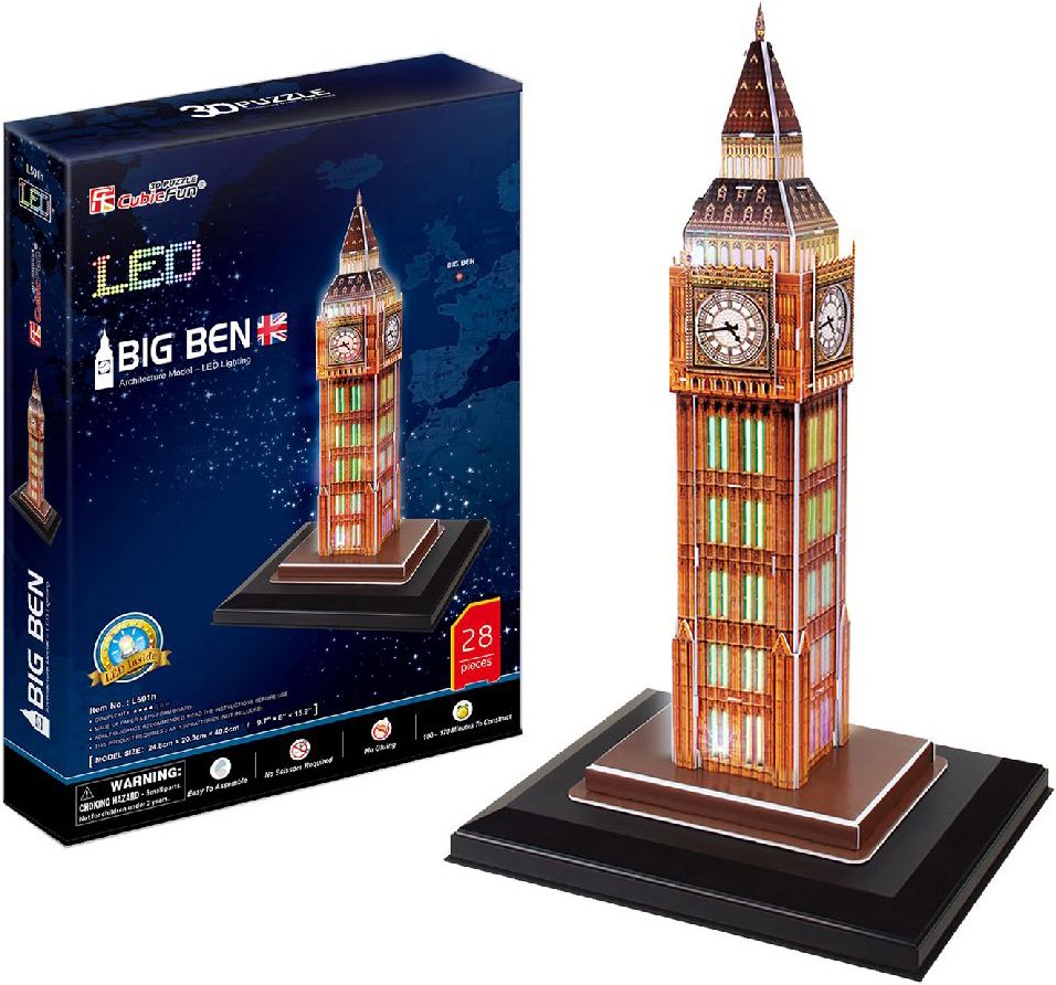 LED 3D Puzzle Big Ben