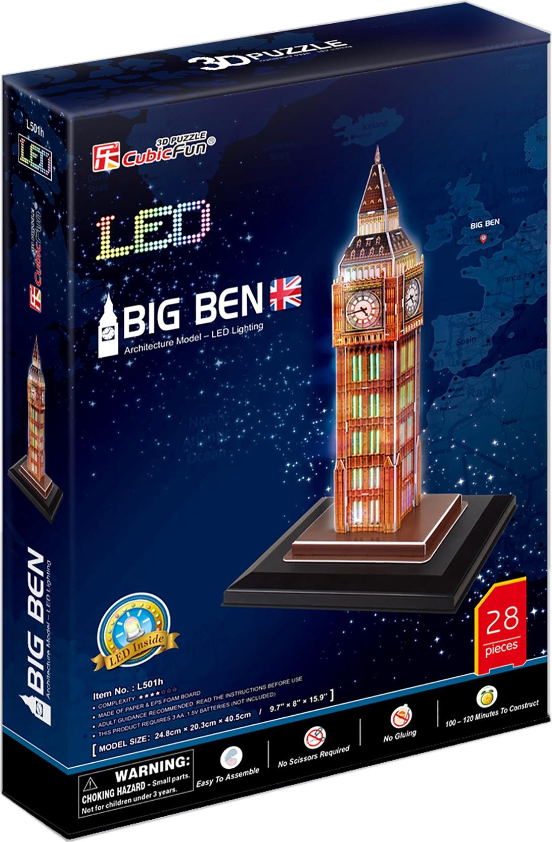 LED 3D Puzzle Big Ben