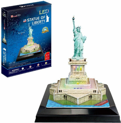 3D LED Puzzle Freiheitsstatue