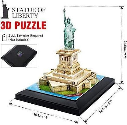 3D LED Puzzle Freiheitsstatue