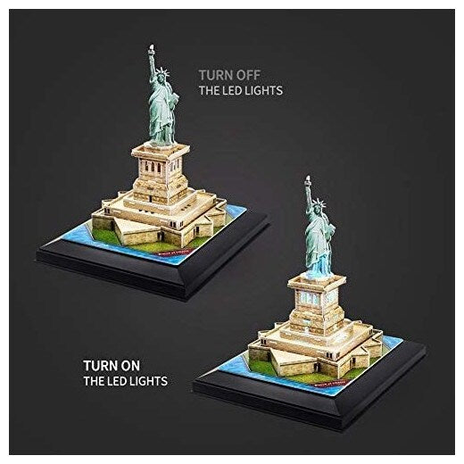 3D LED Puzzle Freiheitsstatue