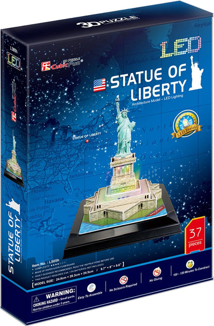 3D LED Puzzle Freiheitsstatue