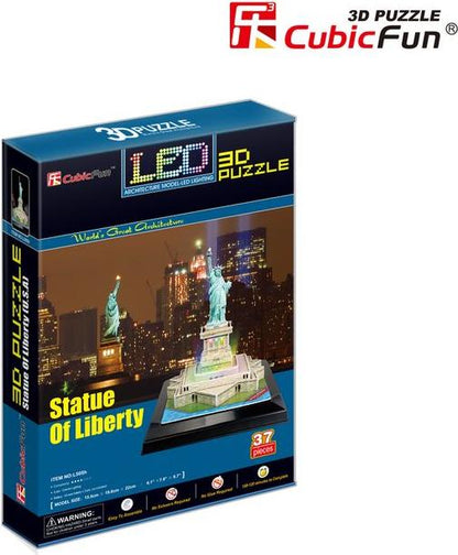 3D LED Puzzle Freiheitsstatue