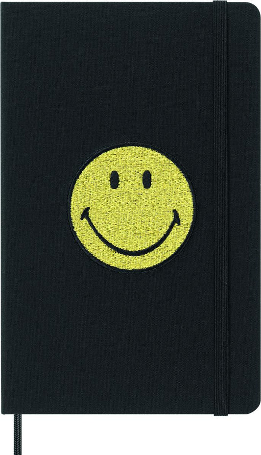 Moleskine Notizbuch - Smiley, Large/A5, Fester Einband, Liniert, Smiley Logo