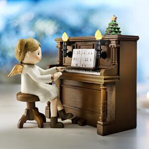 LED - Spieluhr Engel am Piano