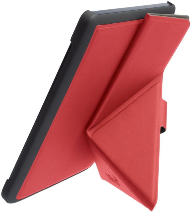 tolino shine 3, Schutztasche mit Origami Standfunktion (Farbe:rot)