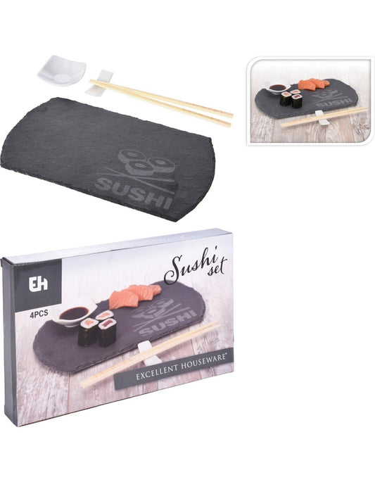 Natura Punto Sushi-Platte aus Schiefer