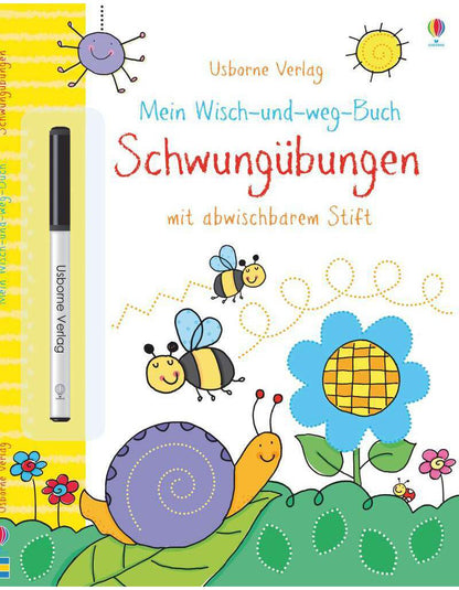 Usborne Publishing Mein Wisch-und-weg-Buch: Schwungübungen (Deutsch, 2015, Sam Smith)