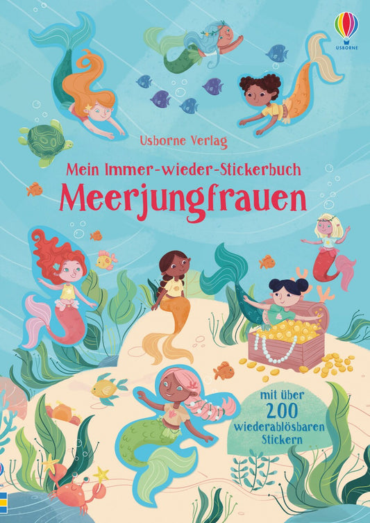 Usborne Publishing Mein Immer-wieder-Stickerbuch: Meerjungfrauen (Deutsch, 2020, Holly Bathie)