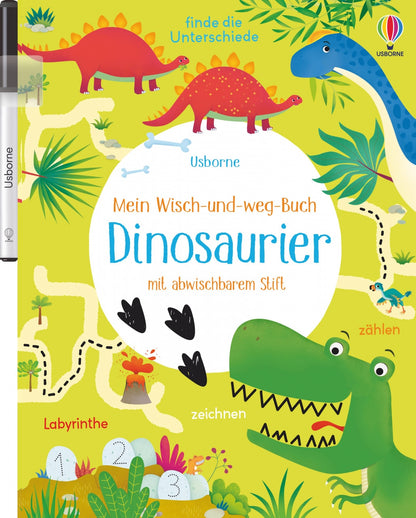 Usborne Publishing Mein Wisch-und-weg-Buch: Dinosaurier (Deutsch, 2022, Kirsteen Robson)