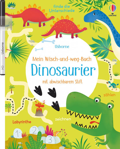 Usborne Publishing Mein Wisch-und-weg-Buch: Dinosaurier (Deutsch, 2022, Kirsteen Robson)